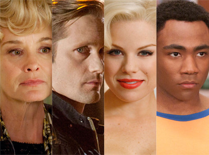 Jessica Lange, American Horror Story, Alexander Skarsgard, True Blood, Meghan Hilty, Smash, Donald Glover, Community Jessica Lange, American Horror Story, Alexander Skarsgard, True Blood, Meghan Hilty, Smash, Donald Glover, Community